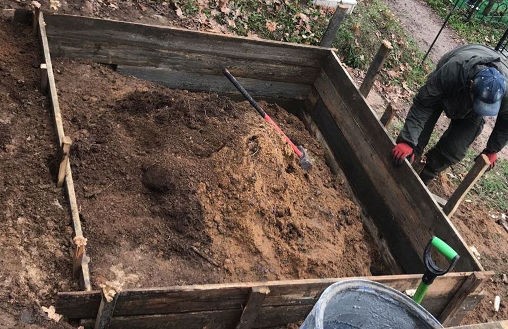 Опалубка для цоколя