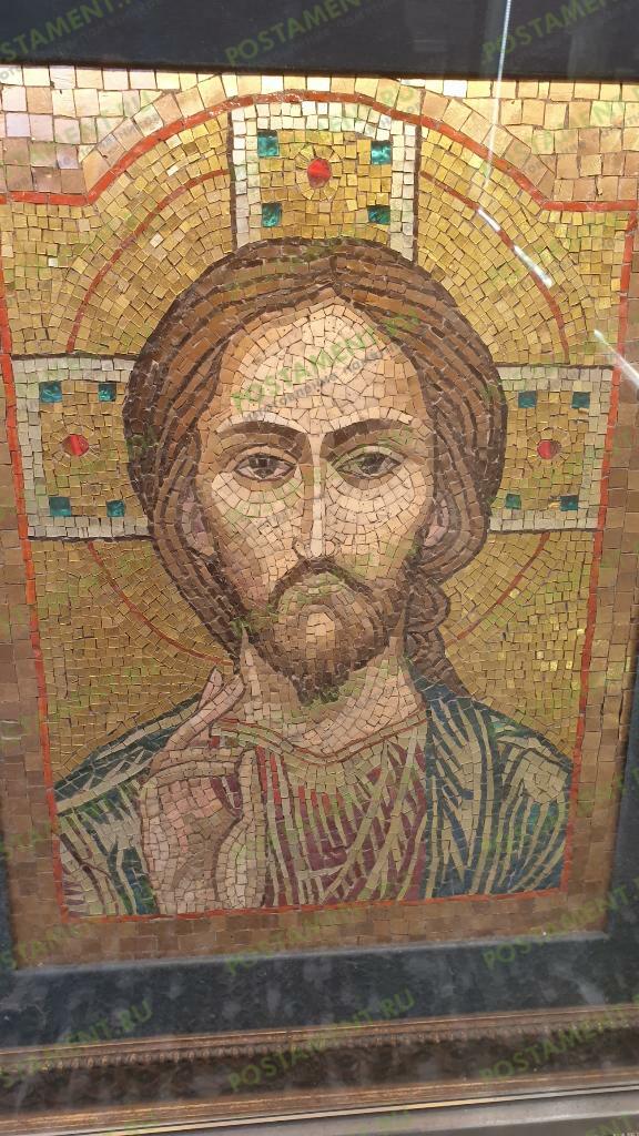 Иисус на граните мозаикой