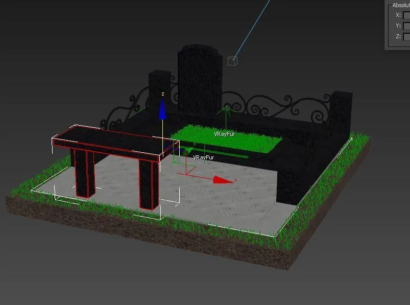 Проектирование мемориального комплекса в 3д-макс