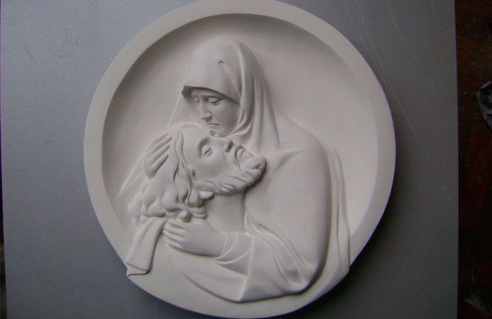 Гипсовый барельеф фото