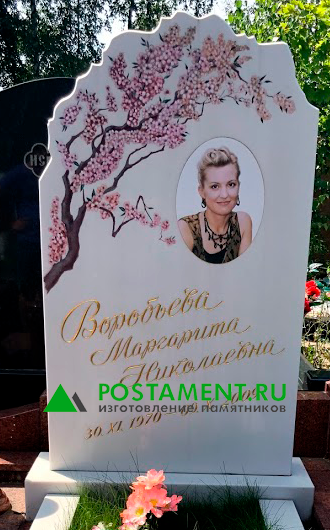 Цветы из мозаики на памятник