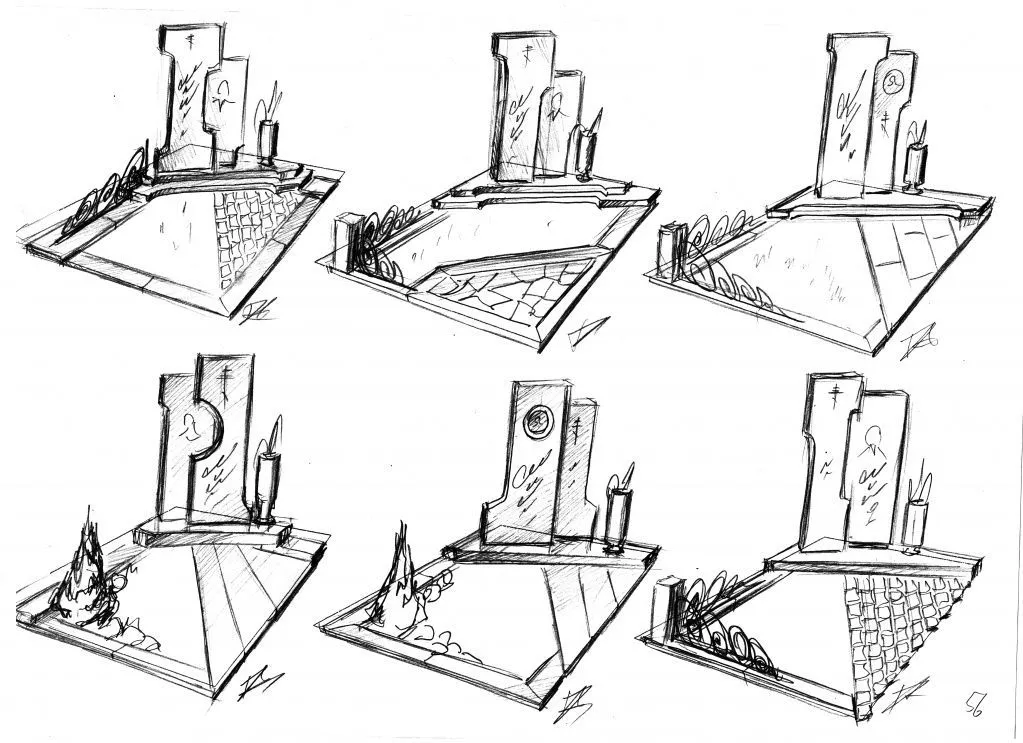 Макеты памятников