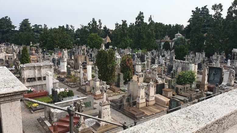 Город мертвых - на кладбище