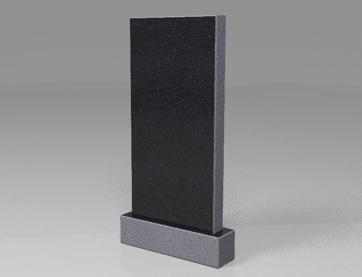 Односторонняя полировка памятника