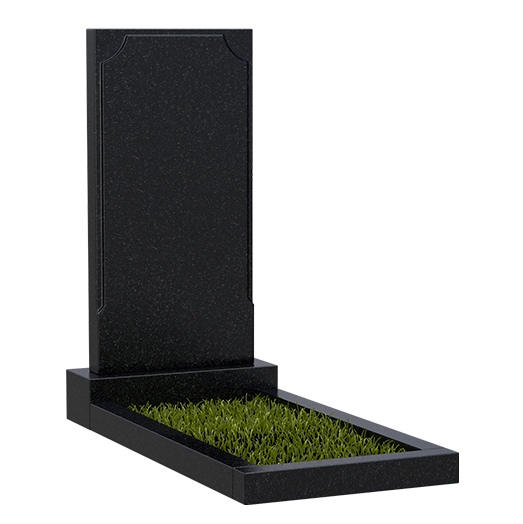 черный памятник на могилу габбро диабаз