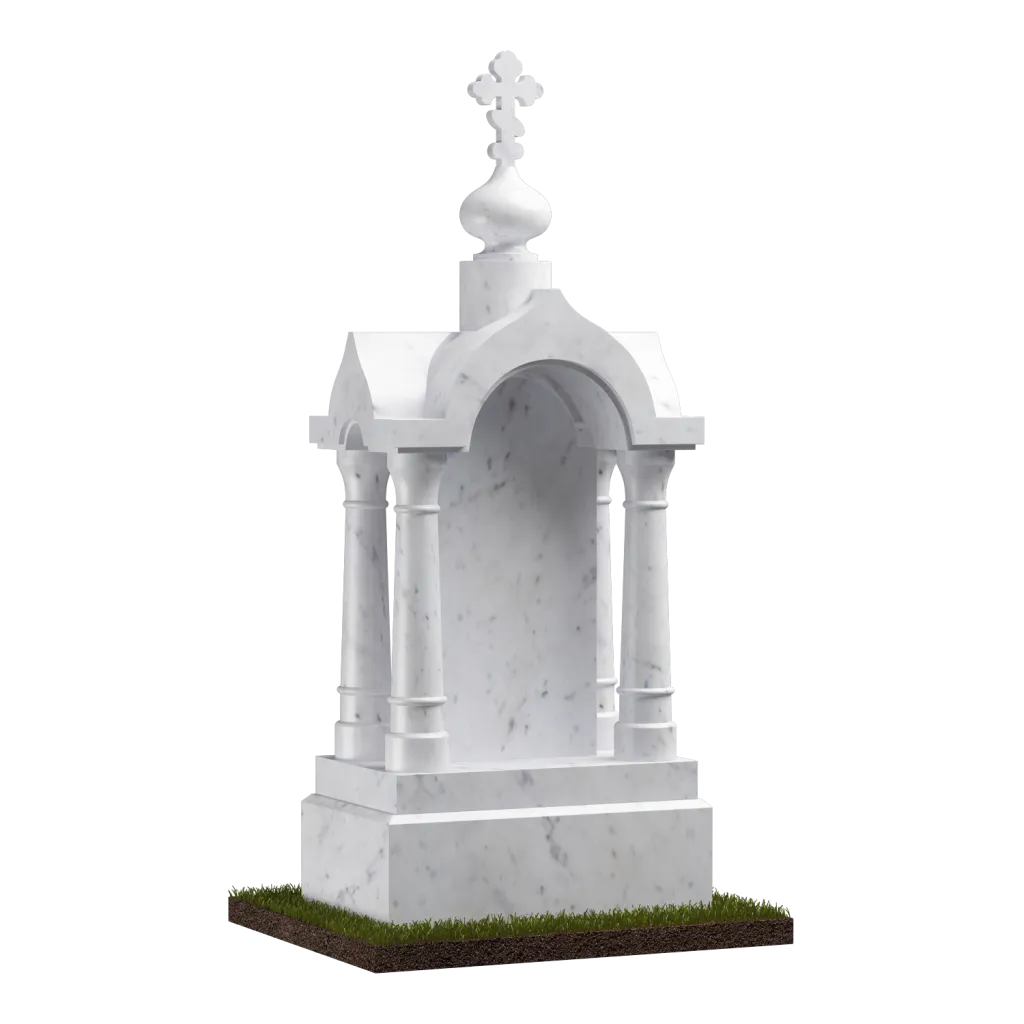 3д макет голгофы из мрамора