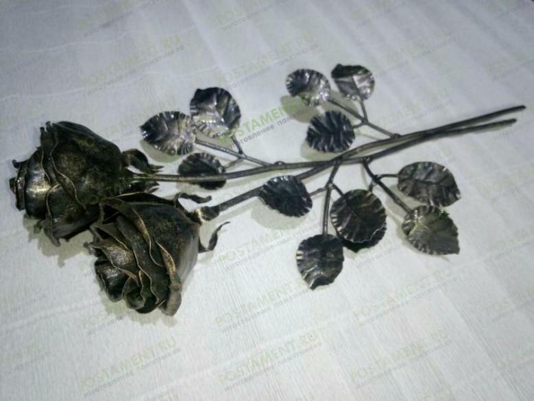 Кованые розы ручная работа