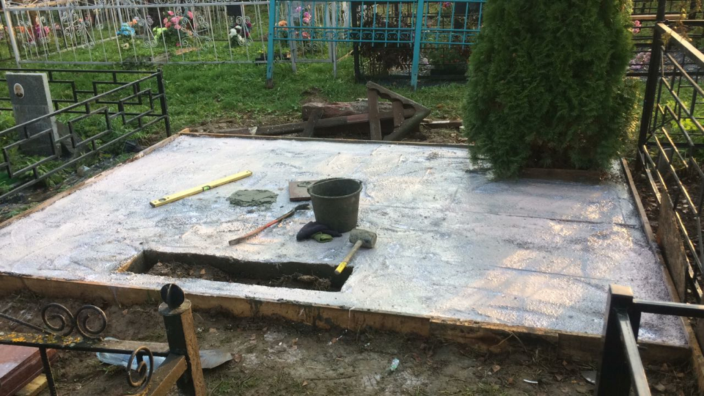 Фундамент под мемориальный комплекс