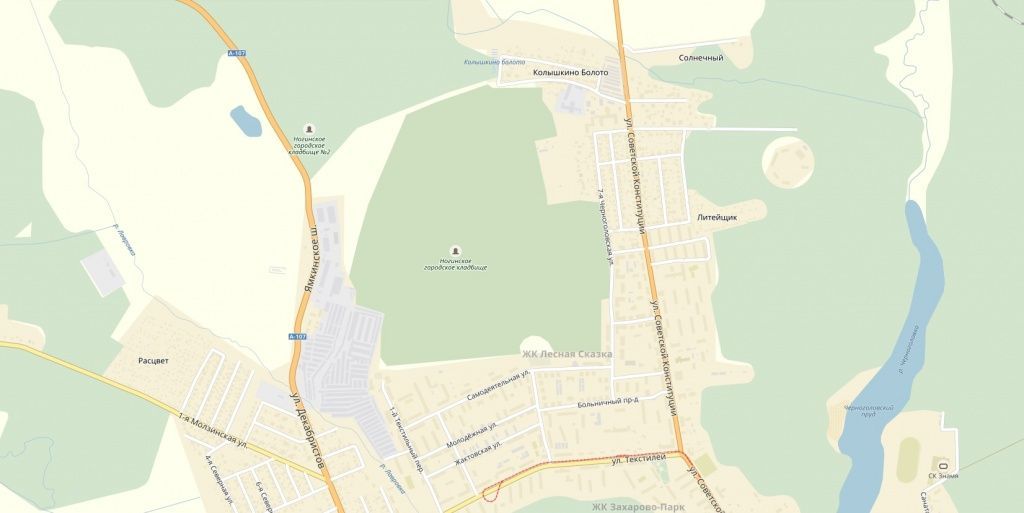 Схема Ногинского кладбища фото