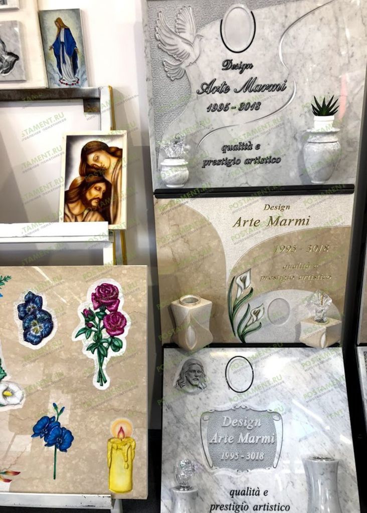 Декор на памятник