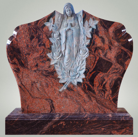 Красный мраморный ангел