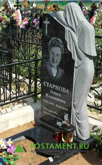 Скорбящий ангел на могилу женскую