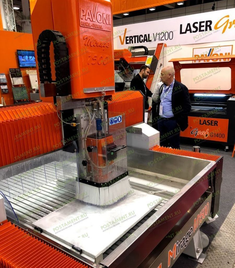 Оборудование для обработки памятников