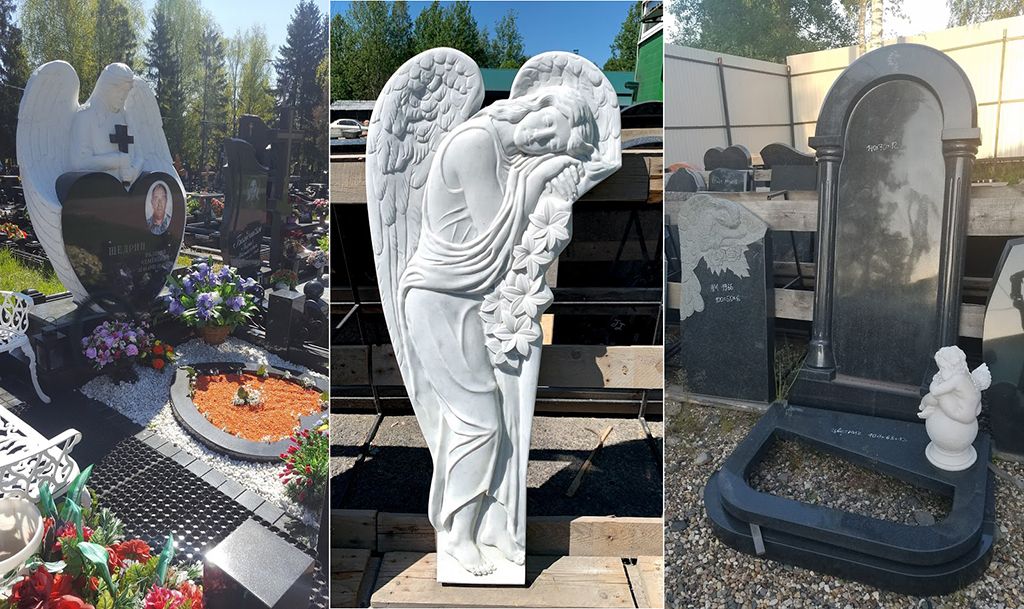 Варианты фигурок из гранита