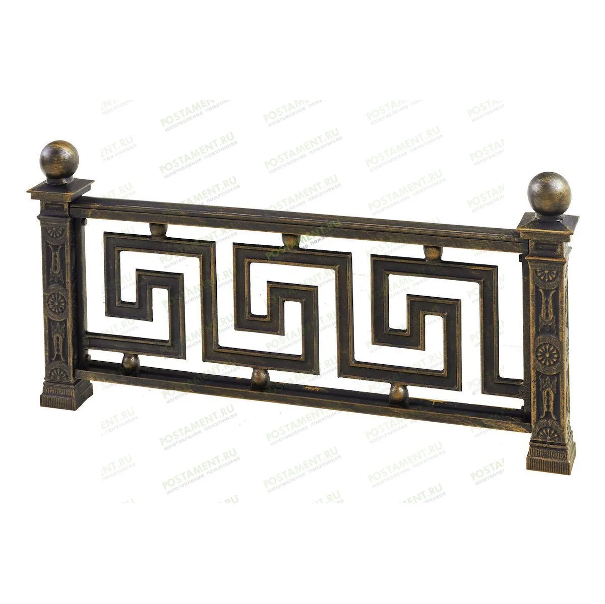 Ограда чугунная на могилу 82923