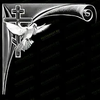 Виньетка с голубем 96061