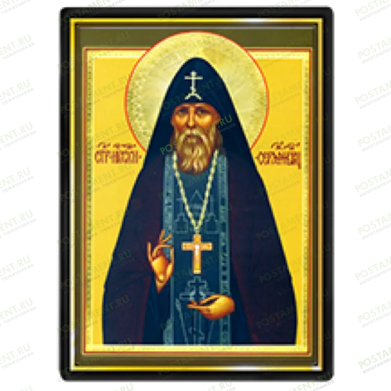 Икона Серафима Вырицкого на памятник