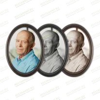 Керамика овальная на памятник 91815