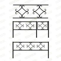 Ограда кованая 32013