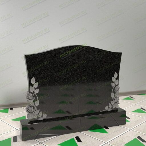 Памятник с розами 17665