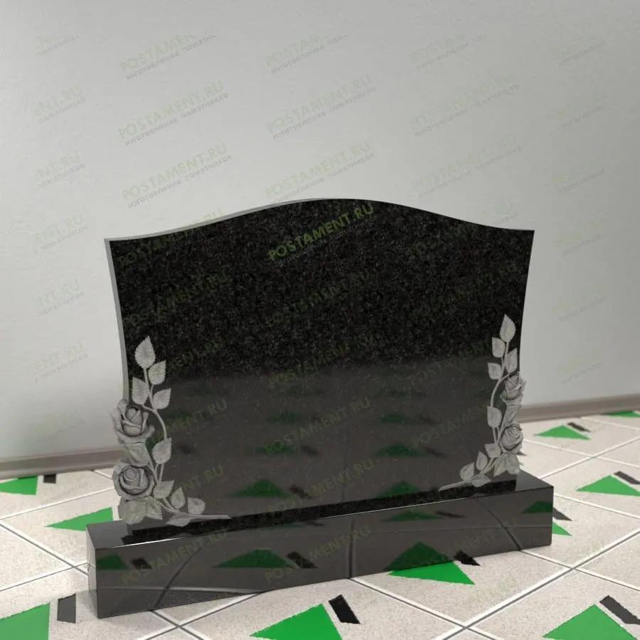 Памятник с розами 17665
