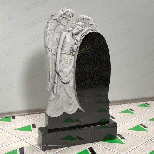 Памятник скорбящий ангел на могилу 14330