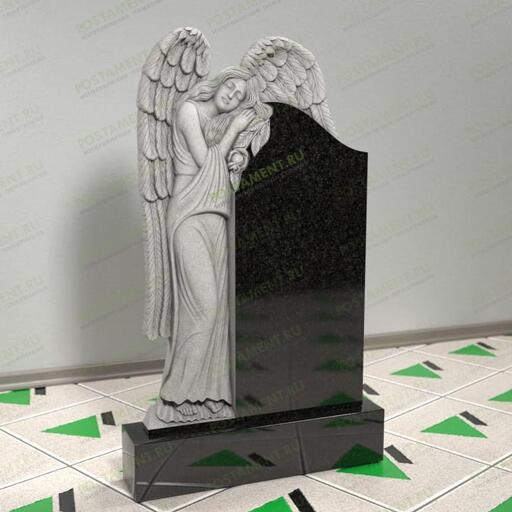 Памятник скорбящий ангел на могилу 14336