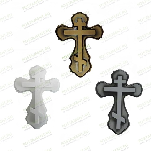 крест на памятник белый из акрила 82217