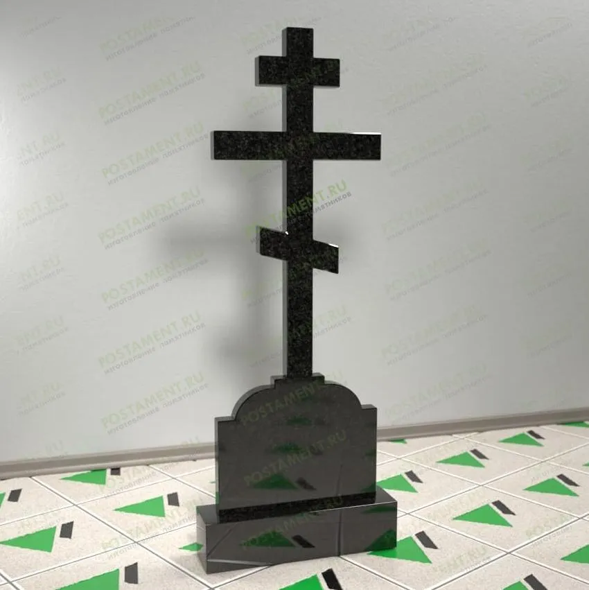 Крест с цветником на могилу 18410