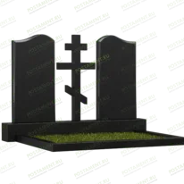 2 стелы с православным крестом № 18519