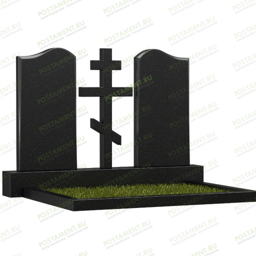 Мемориальный комплекс с православным крестом 18519