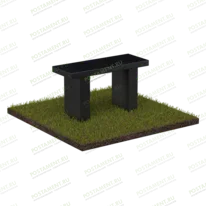 Скамейка из гранита 51113 для оформления могилы