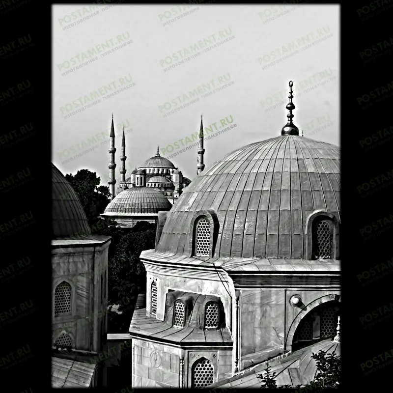 Мечеть для памятника на кладбище 97039