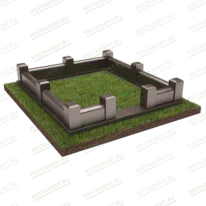 Цоколь на могилу 22100