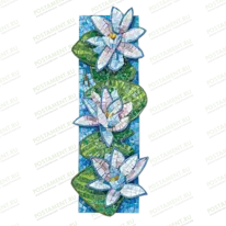 Мозаика с лилиями на памятник 82603