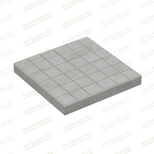 Благоустройство могилы серой плиткой 60010