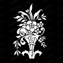 Виньетка с цветами 96031