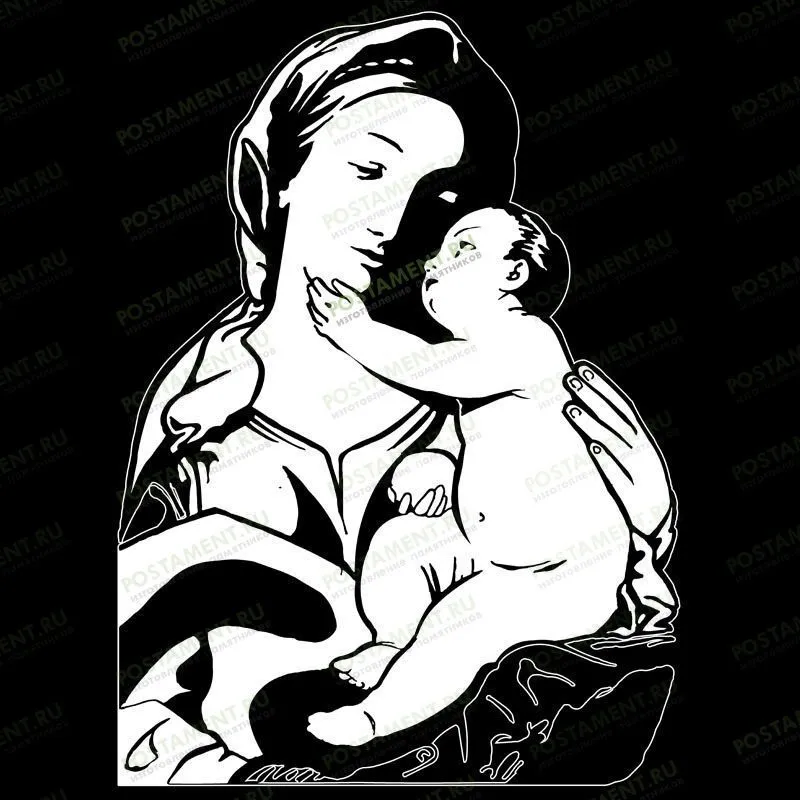 Икона Богородица на памятник 98026