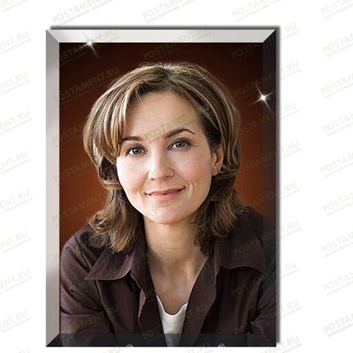 Стекло на памятник овальное 92204