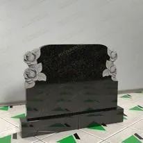 Памятник на могилу с розами № 17661