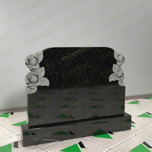 Памятник с розами 17661