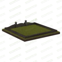 Цоколь гранитный на могилу 22516