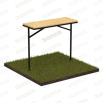 Лавка деревянная 50101 для оформления могилы