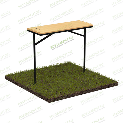 скамейка на кладбище деревянная 50101