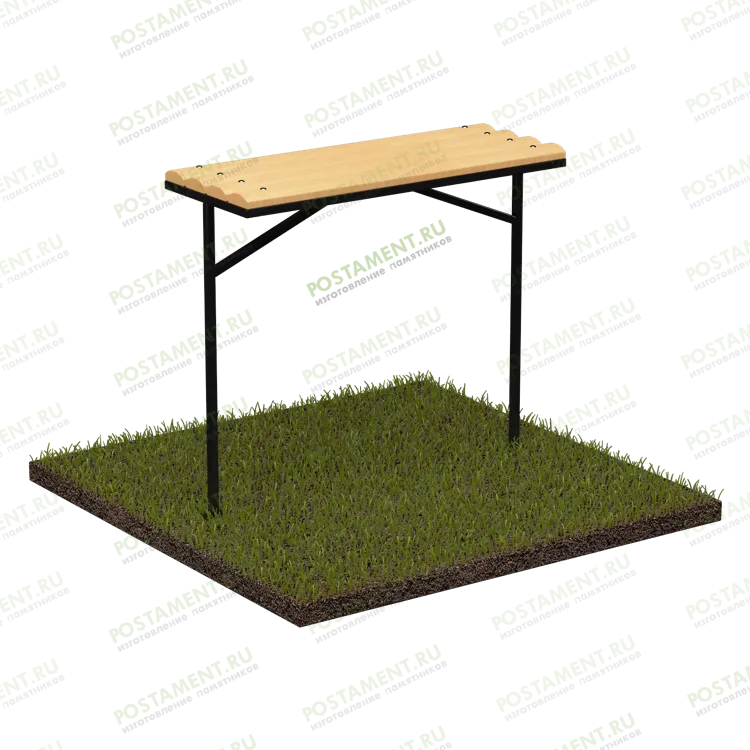 скамейка на кладбище деревянная 50101