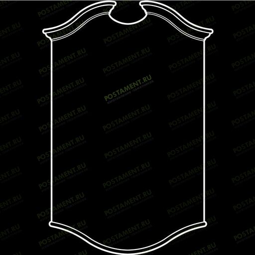 Рамка на памятник гравировка 91214