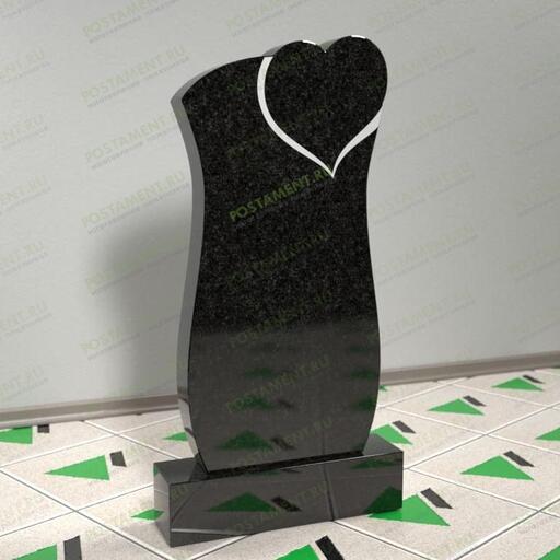 Памятник на могилу с сердцем 11107