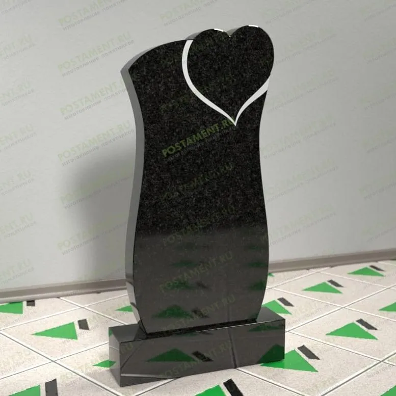 Памятник на могилу с сердцем 11107