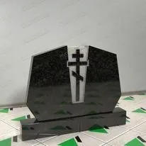 Памятник на двоих с крестом № 16000