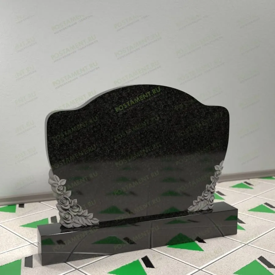 Памятник с розами 17764